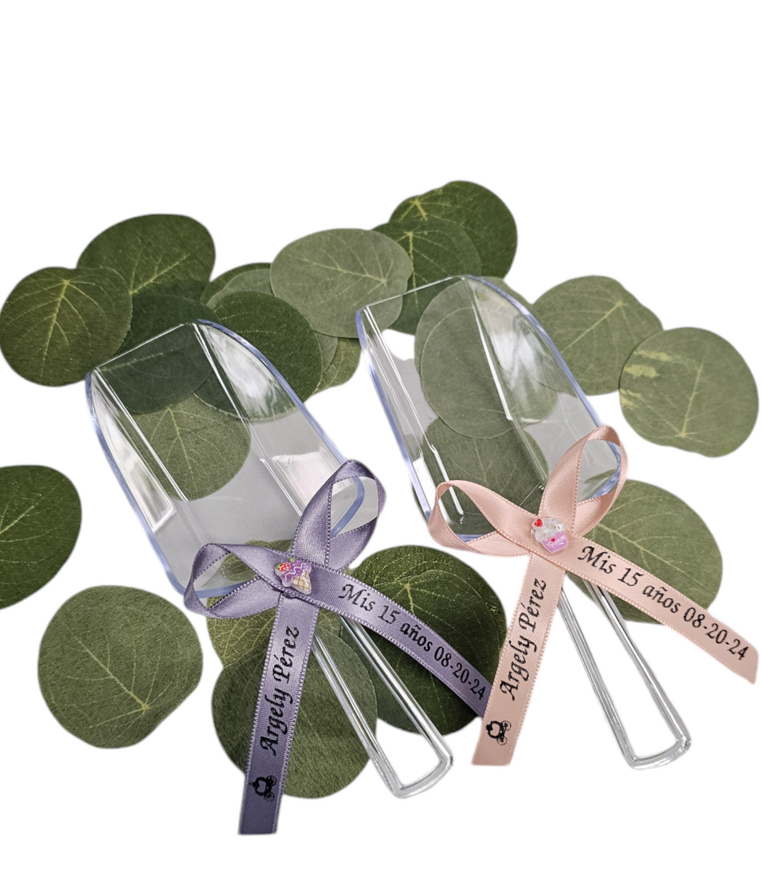 thistle ribbon and moonstone ribbon